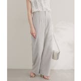 【natural couture】涼しげハイウエストストレートパンツ | NICE CLAUP / OLIVE des OLIVE　OUTLET | 詳細画像32 