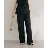 【natural couture】涼しげハイウエストストレートパンツ | NICE CLAUP / OLIVE des OLIVE　OUTLET | 詳細画像4 