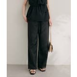 【natural couture】涼しげハイウエストストレートパンツ | NICE CLAUP / OLIVE des OLIVE　OUTLET | 詳細画像6 