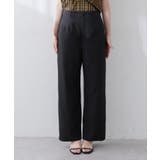 【natural couture】涼しげハイウエストストレートパンツ | NICE CLAUP / OLIVE des OLIVE　OUTLET | 詳細画像7 
