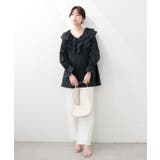 【natural couture】ラッフルレース衿チュニックブラウス | NICE CLAUP / OLIVE des OLIVE　OUTLET | 詳細画像4 