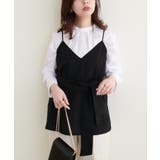 バック釦スタンドカラーシャツ | NICE CLAUP / OLIVE des OLIVE OUTLET | 詳細画像3
