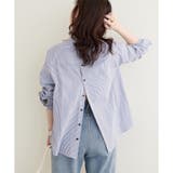 ストライプ | バック釦スタンドカラーシャツ | NICE CLAUP / OLIVE des OLIVE OUTLET