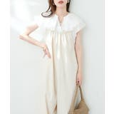 【natural couture】タックフリル衿スキッパーあきブラウス | NICE CLAUP / OLIVE des OLIVE　OUTLET | 詳細画像3 