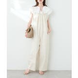 【natural couture】タックフリル衿スキッパーあきブラウス | NICE CLAUP / OLIVE des OLIVE　OUTLET | 詳細画像4 