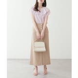 【natural couture】タックフリル衿スキッパーあきブラウス | NICE CLAUP / OLIVE des OLIVE　OUTLET | 詳細画像6 