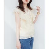 【natural couture】ラッフルフリルキーネックブラウス | NICE CLAUP / OLIVE des OLIVE OUTLET | 詳細画像6