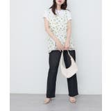 【natural couture】ジャガードキャトップス | NICE CLAUP / OLIVE des OLIVE　OUTLET | 詳細画像2 