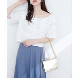 【natural couture】ワッフルフリルTOPS | NICE CLAUP / OLIVE des OLIVE OUTLET | 詳細画像4