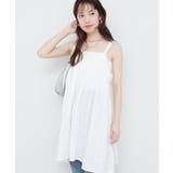 【natural couture】Wストラップキャミチュニック | NICE CLAUP / OLIVE des OLIVE　OUTLET | 詳細画像15 