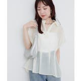 【natural couture】ワッシャーオーガンジースキッパーブラウ… | NICE CLAUP / OLIVE des OLIVE　OUTLET | 詳細画像3 