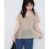【natural couture】ワッシャーオーガンジースキッパーブラウ… | NICE CLAUP / OLIVE des OLIVE　OUTLET | 詳細画像6 