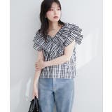 【natural couture】２WAYランダムフリルオフショルブラウス | NICE CLAUP / OLIVE des OLIVE　OUTLET | 詳細画像3 