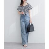 【natural couture】２WAYランダムフリルオフショルブラウス | NICE CLAUP / OLIVE des OLIVE　OUTLET | 詳細画像6 