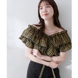 【natural couture】２WAYランダムフリルオフショルブラウス | NICE CLAUP / OLIVE des OLIVE　OUTLET | 詳細画像12 