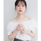 【natural couture】２WAYランダムフリルオフショルブラウス | NICE CLAUP / OLIVE des OLIVE　OUTLET | 詳細画像22 