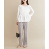  【natural couture】【大人ナチュ】バルーンヘム×リブトップス | NICE CLAUP / OLIVE des OLIVE　OUTLET | 詳細画像3 