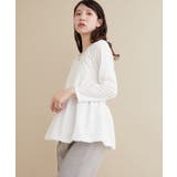  【natural couture】【大人ナチュ】バルーンヘム×リブトップス | NICE CLAUP / OLIVE des OLIVE　OUTLET | 詳細画像4 