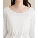  【natural couture】【大人ナチュ】バルーンヘム×リブトップス | NICE CLAUP / OLIVE des OLIVE　OUTLET | 詳細画像9 