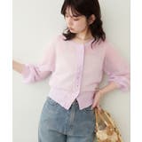 【natural couture】ドット釦シアーカーデ | NICE CLAUP / OLIVE des OLIVE　OUTLET | 詳細画像4 