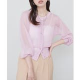 【natural couture】ドット釦シアーカーデ | NICE CLAUP / OLIVE des OLIVE　OUTLET | 詳細画像11 