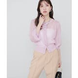 【natural couture】ドット釦シアーカーデ | NICE CLAUP / OLIVE des OLIVE　OUTLET | 詳細画像12 