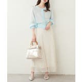 【natural couture】ドット釦シアーカーデ | NICE CLAUP / OLIVE des OLIVE　OUTLET | 詳細画像13 