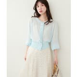 【natural couture】ドット釦シアーカーデ | NICE CLAUP / OLIVE des OLIVE　OUTLET | 詳細画像15 