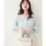 【natural couture】ドット釦シアーカーデ | NICE CLAUP / OLIVE des OLIVE　OUTLET | 詳細画像16 