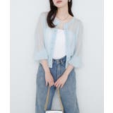 【natural couture】ドット釦シアーカーデ | NICE CLAUP / OLIVE des OLIVE　OUTLET | 詳細画像22 