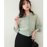 【natural couture】ドット釦シアーカーデ | NICE CLAUP / OLIVE des OLIVE　OUTLET | 詳細画像26 