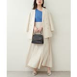 【natural couture】アシメネックリブ半袖ニット | NICE CLAUP / OLIVE des OLIVE　OUTLET | 詳細画像6 