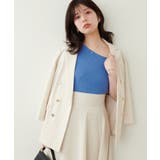 【natural couture】アシメネックリブ半袖ニット | NICE CLAUP / OLIVE des OLIVE　OUTLET | 詳細画像7 