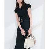 【natural couture】セットアップ対応ニットポロトップス | NICE CLAUP / OLIVE des OLIVE　OUTLET | 詳細画像4 