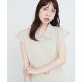 【natural couture】セットアップ対応ニットポロトップス | NICE CLAUP / OLIVE des OLIVE　OUTLET | 詳細画像17 