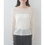 【natural couture】ネットチュール配色柄刺繍プルオーバー | NICE CLAUP / OLIVE des OLIVE　OUTLET | 詳細画像21 