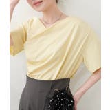 【natural couture】ドレープカットプルオーバー | NICE CLAUP / OLIVE des OLIVE OUTLET | 詳細画像3