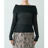 【natural couture】シアーギャザーオフショルプルオーバー | NICE CLAUP / OLIVE des OLIVE　OUTLET | 詳細画像7 