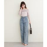 【natural couture】シアーギャザーオフショルプルオーバー | NICE CLAUP / OLIVE des OLIVE　OUTLET | 詳細画像20 