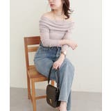 【natural couture】シアーギャザーオフショルプルオーバー | NICE CLAUP / OLIVE des OLIVE　OUTLET | 詳細画像25 