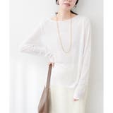 【natural couture】とろみシアープルオーバー | NICE CLAUP / OLIVE des OLIVE　OUTLET | 詳細画像1 