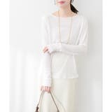 【natural couture】とろみシアープルオーバー | NICE CLAUP / OLIVE des OLIVE　OUTLET | 詳細画像3 