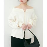 【natural couture】Wzipふわもちダンボールプルオーバー | NICE CLAUP / OLIVE des OLIVE OUTLET | 詳細画像4