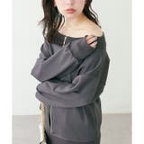 【natural couture】Wzipふわもちダンボールプルオーバー | NICE CLAUP / OLIVE des OLIVE OUTLET | 詳細画像19