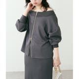 【natural couture】Wzipふわもちダンボールプルオーバー | NICE CLAUP / OLIVE des OLIVE OUTLET | 詳細画像20