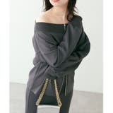 チャコール | 【natural couture】Wzipふわもちダンボールプルオーバー | NICE CLAUP / OLIVE des OLIVE OUTLET