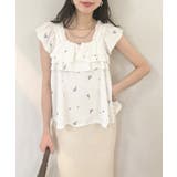 【natural couture】フラワー刺繍フリルショルダーキャミ | NICE CLAUP / OLIVE des OLIVE OUTLET | 詳細画像17