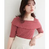 【natural couture】オフショルデザインカットソーTOPS | NICE CLAUP / OLIVE des OLIVE　OUTLET | 詳細画像17 
