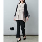【natural couture】オケージョン対応可 / ツイルタックベスト | NICE CLAUP / OLIVE des OLIVE OUTLET | 詳細画像4