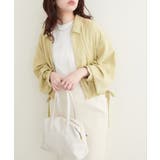 イエロー | 【natural couture】裾ドロストブルゾン | NICE CLAUP / OLIVE des OLIVE OUTLET